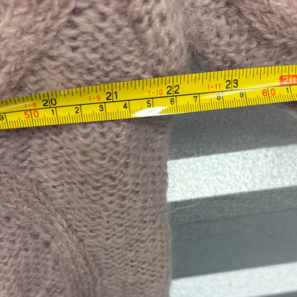 ZARA Cozy Cable Knit Turtleneck Sweater Sz‎ Small Chunky Winter Fisherman Heavy - Picture 7 of 8